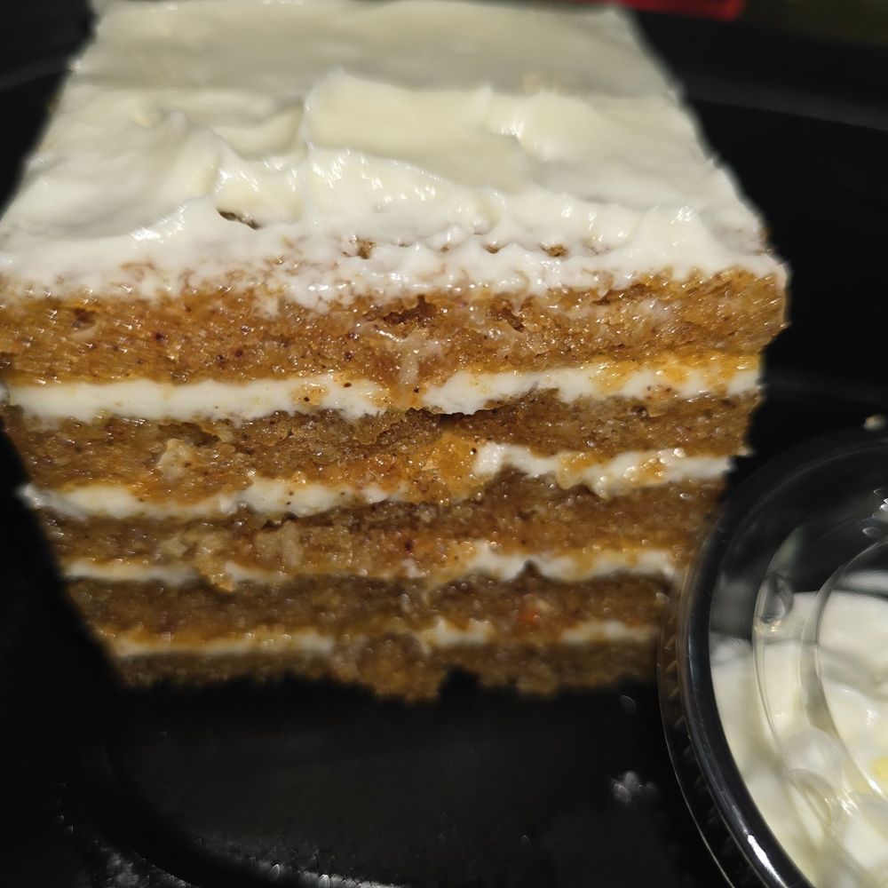 Ocean Prime - Layered carrot cake to go... - Seafood Near Me - Dallas, Texas