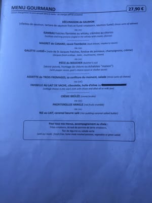 Menu photo 3 Restaurant l'Amboiserie Amboise, 37