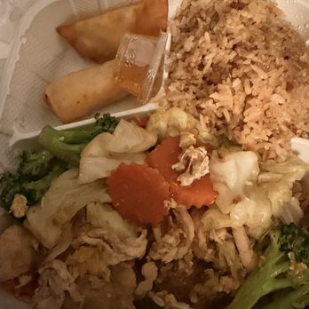 Rose Apple - 53. Pad Woon Sen lunch special with upgraded fried rice - Thai Near Me - San Bernardino, California Rose Apple - 53. Pad Woon Sen lunch special with upgraded fried rice - Thai Near Me - San Bernardino, California