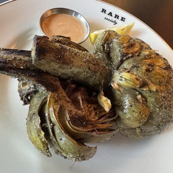 Rare Society - Whole artichoke with aioli - Steakhouses Near Me - Las Vegas, Nevada Rare Society - Whole artichoke with aioli - Steakhouses Near Me - Las Vegas, Nevada