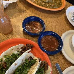 El Azteca - Carne asada tacos and Chile verde
