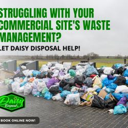 Daisy Disposal - Keep your site clean with Daisy Disposal's dumpsters! For construction debris or office cleanouts, contact us to schedule your rental today!