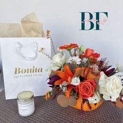 Bonita Flowers & Gifts - Fall Pumpkin Gift Set