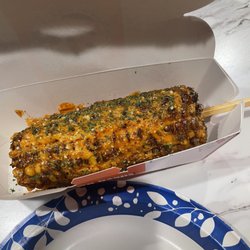 Two Hands Corn Dogs - Elote (A Little spicy but it's amazing)