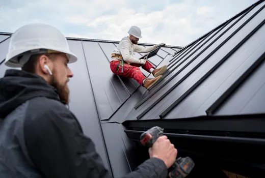 Slide of Red Pros Roofing