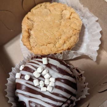 Brown Butter Creations - Peanut butter sandwich cookie and Chocolate Donut - Bakeries Near Me - Glastonbury, Connecticut Brown Butter Creations - Peanut butter sandwich cookie and Chocolate Donut - Bakeries Near Me - Glastonbury, Connecticut
