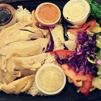 Savoy Kitchen - Hainan Chicken w/Salad TOGO - Asian Fusion Near Me - Alhambra, California