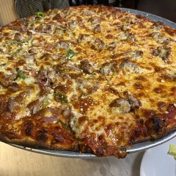Bricco - Large whole sausage, half green pepper and onion - Pizza Near Me - Laguna Niguel, California Bricco - Large whole sausage, half green pepper and onion - Pizza Near Me - Laguna Niguel, California
