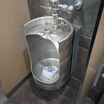 Papa Diesels BBQ - Just the coolest urinal ever! - Barbeque Near Me - Apopka, Florida