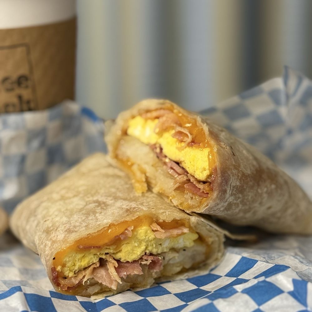 The Coffee Shack - Bacon Breakfast Burrito - Coffee & Tea Near Me - Campbell, California The Coffee Shack - Bacon Breakfast Burrito - Coffee & Tea Near Me - Campbell, California