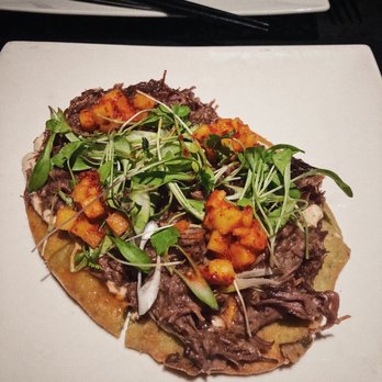 Buddakan - Short Rib And Scallion Pancake - Chinese Near Me - New York, New York Buddakan - Short Rib And Scallion Pancake - Chinese Near Me - New York, New York