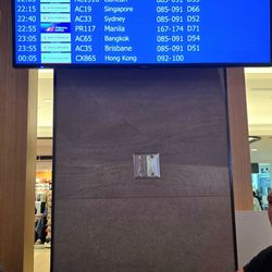 White Spot - You can dine & monitor your flight.