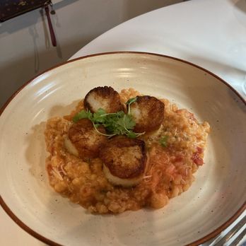 Off the Hook - Scallops and risotto! - Seafood Near Me - Bethany Beach, Delaware