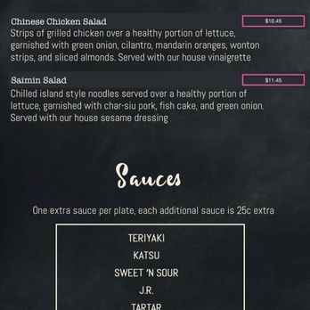 Aloha Kitchen - Menu part 6 as of 9/7/23 - Hawaiian Near Me - Mesa, Arizona Aloha Kitchen - Menu part 6 as of 9/7/23 - Hawaiian Near Me - Mesa, Arizona
