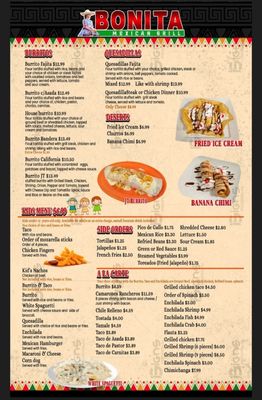 Menu photo 8 Bonita Mexican Grill Bondurant, IA Menu photo 8 Bonita Mexican Grill Bondurant, IA