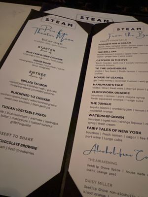 Menu photo 1 Steam Restaurant & Bar Wilmington, NC Menu photo 1 Steam Restaurant & Bar Wilmington, NC