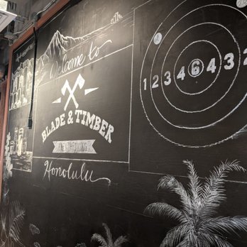 Blade & Timber Axe Throwing - Honolulu - Interior - Axe Throwing Near Me - Honolulu, Hawaii Blade & Timber Axe Throwing - Honolulu - Interior - Axe Throwing Near Me - Honolulu, Hawaii