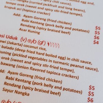 Wajan - Menu - Indonesian Near Me - Portland, Oregon Wajan - Menu - Indonesian Near Me - Portland, Oregon