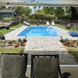 Tropical Sun Pools - Update: Sod installed!! It's even better than than we thought!