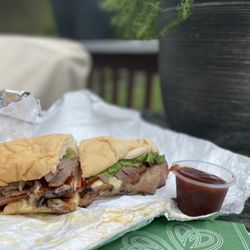 Shilling Hill Farm Catering - The Angus with BBQ sauce on the side
