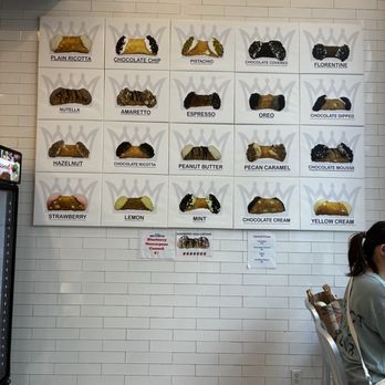 Mike's Pastry - Menu on wall - Bakeries Near Me - Cambridge, Massachusetts Mike's Pastry - Menu on wall - Bakeries Near Me - Cambridge, Massachusetts