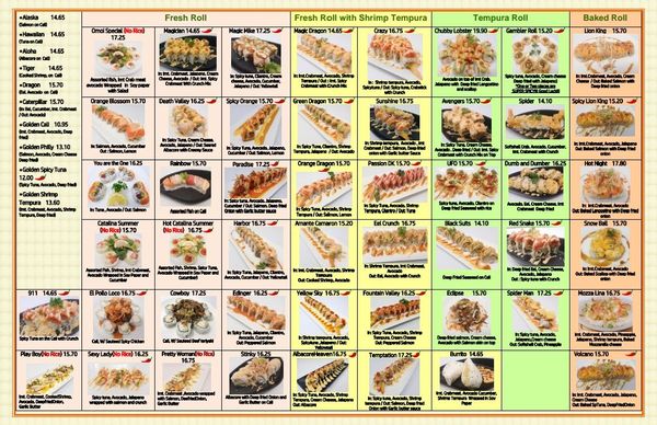 Menu photo 7 Honey Sushi Fountain Valley, CA Menu photo 7 Honey Sushi Fountain Valley, CA