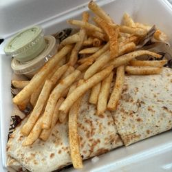 Dillas Quesadillas - Whole Gordita quesadilla- I was not impressed.