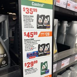 Different oil options to choose from. Different oil options to choose from.