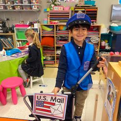 St Josaphat School - It US Mail time in our PK4 classrooms!