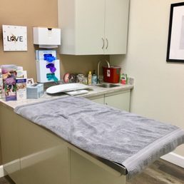 Waiting for Dr Turna in the treatment room