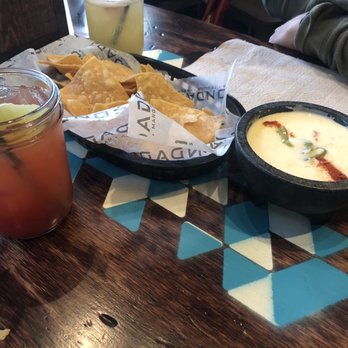 Condado Tacos - Chips and queso blanco, plus a few margaritas - Tacos Near Me - Dublin, Ohio