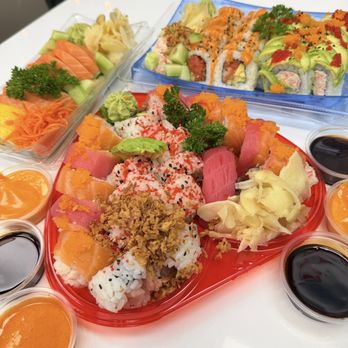 MP Sushi & Poke - Food * Happy Heart One * Sashimi Salmon (8 pieces) * Chicago Combo - Sushi Bars Near Me - Sun Valley, California MP Sushi & Poke - Food * Happy Heart One * Sashimi Salmon (8 pieces) * Chicago Combo - Sushi Bars Near Me - Sun Valley, California