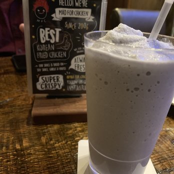 Mad For Chicken Flushing - Taro milkshake - Korean Near Me - Flushing, New York Mad For Chicken Flushing - Taro milkshake - Korean Near Me - Flushing, New York