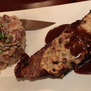 Muse @ the End - 14 oz Gorgonzola Crusted Steak - New American Near Me - Montauk, New York