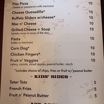 Annex Burger - Kids menu - American Near Me - Park City, Utah