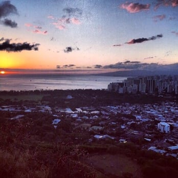 Diamond Head State Monument - Our sunset view - Parks Near Me - Honolulu, Hawaii