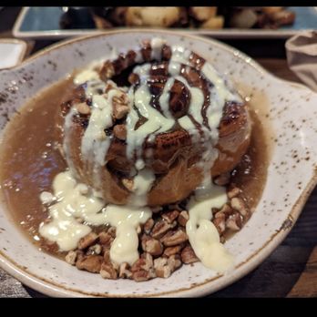 First Watch - Carmel Pecan Cinnamon Roll (seasonal menu) - Breakfast & Brunch Near Me - Augusta, Georgia