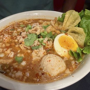 Sooods - Tom Yum Noodles (w/ egg noodles) - Thai Near Me - Fort Lauderdale, Florida Sooods - Tom Yum Noodles (w/ egg noodles) - Thai Near Me - Fort Lauderdale, Florida