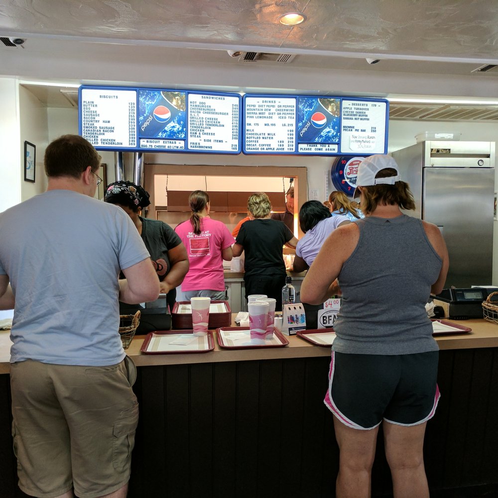 The Biscuit Factory - Inside. Ordering counter. - American Near Me - High Point, North Carolina The Biscuit Factory - Inside. Ordering counter. - American Near Me - High Point, North Carolina
