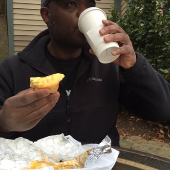 Katie's Coffee House - Enjoying my morning coffee and egg panini. - Coffee & Tea Near Me - Great Falls, Virginia