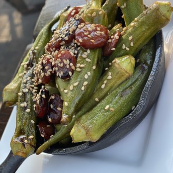 Bosscat Kitchen & Libations - Bourbon okra - New American Near Me - Irvine, California