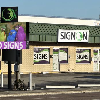 Sign On - Storefront on Del Prado Blvd - Signmaking Near Me - Cape Coral, Florida Sign On - Storefront on Del Prado Blvd - Signmaking Near Me - Cape Coral, Florida