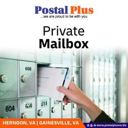 Postal Plus - Private Mailbox Rental available at our location! 3 months FREE on all 1-year contracts!! Small, Medium and Large mailboxes available!