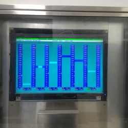 HGM - Hôpital Général de Montréal - They show an interactive diagram of the elevators moving - just like in a caper film!