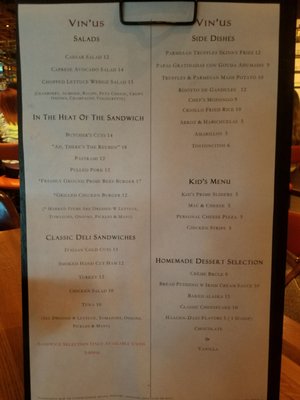 Menu photo 7 Vin'us San Juan, PR