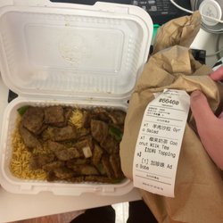 98K Kennedy - Box of salad？ Are they selling a yellow rice
