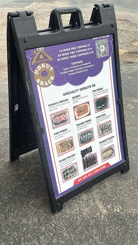 Food from The Donut Shack