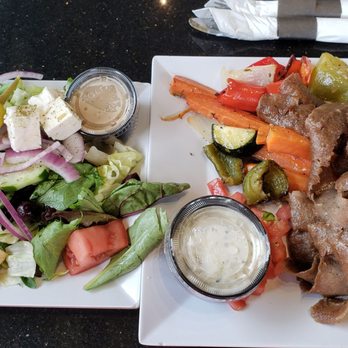 Samos Greek Island Grill - Samos Platter with sliced gyro meat - Greek Near Me - Baltimore, Maryland Samos Greek Island Grill - Samos Platter with sliced gyro meat - Greek Near Me - Baltimore, Maryland