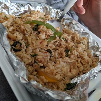 Baan Thai Restaurant - Basil Chicken Fried Rice - Thai Near Me - Las Vegas, Nevada Baan Thai Restaurant - Basil Chicken Fried Rice - Thai Near Me - Las Vegas, Nevada