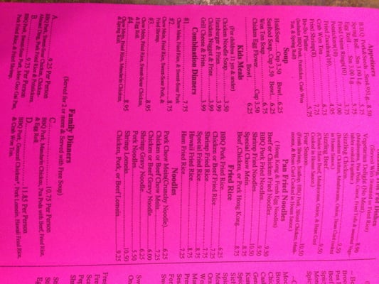 Menu photo 6 Main Moon Ammon, ID Menu photo 6 Main Moon Ammon, ID